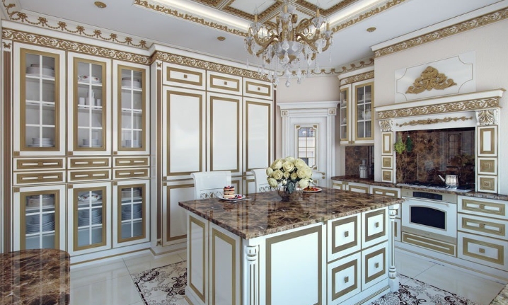 Кухни в стиле барокко